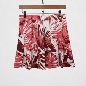 J Lindeberg Adina Golf Skirt Skort Pleated Hibiscus‎ Pink Micro Stretch Tennis